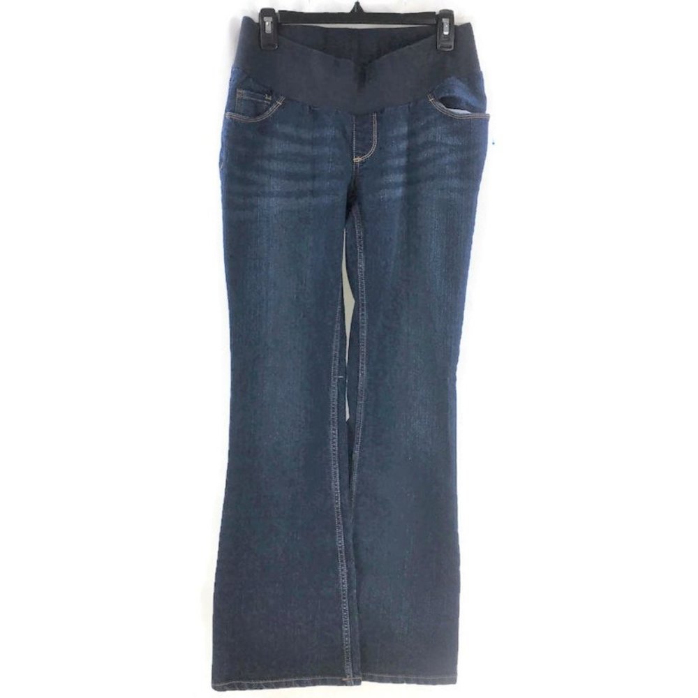 MOTHERHOOD MATERNITY Jeans Boot Cut Sz M Ins. 30.5 - Picture 2 of 7